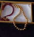 Goldplated Wax Carved Necklace